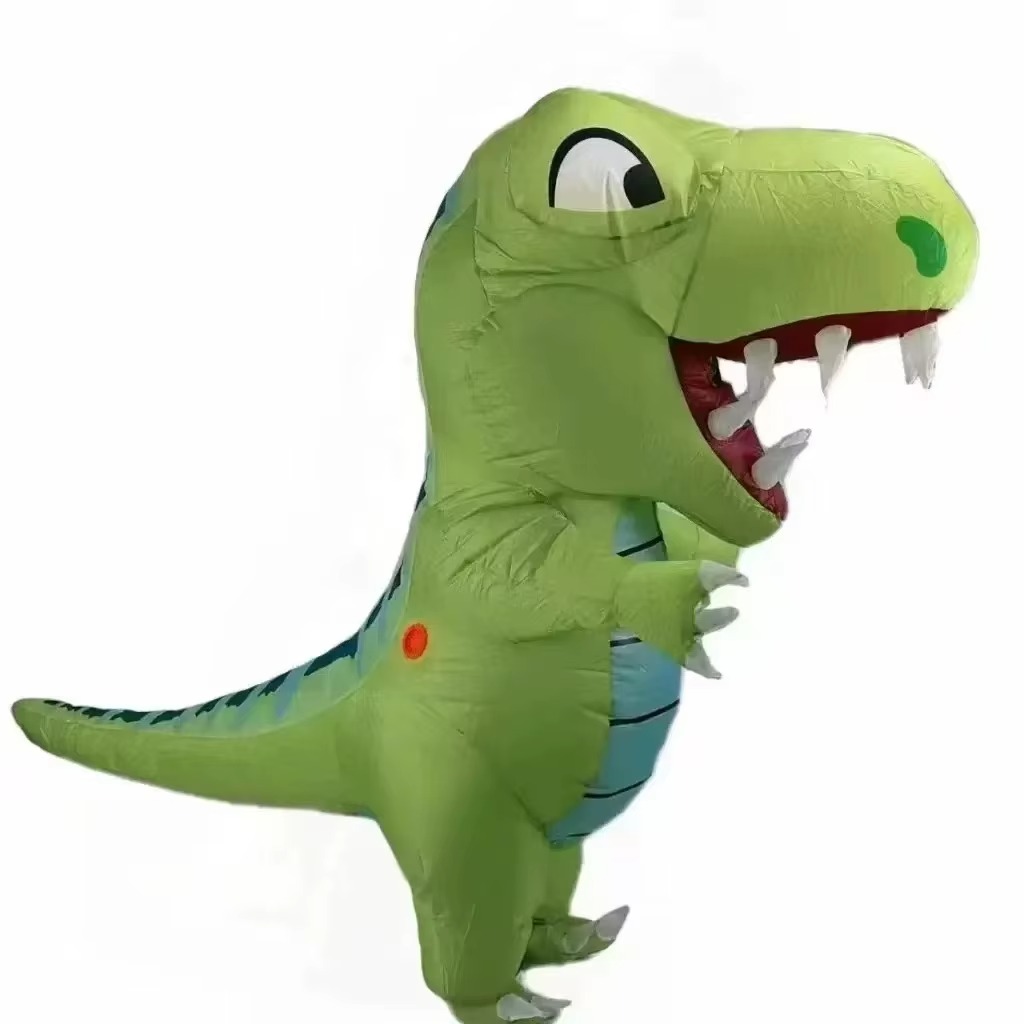 Halloween Costume Adult - Adult Fat-Headed Dinosaur Inflatable Costume Full