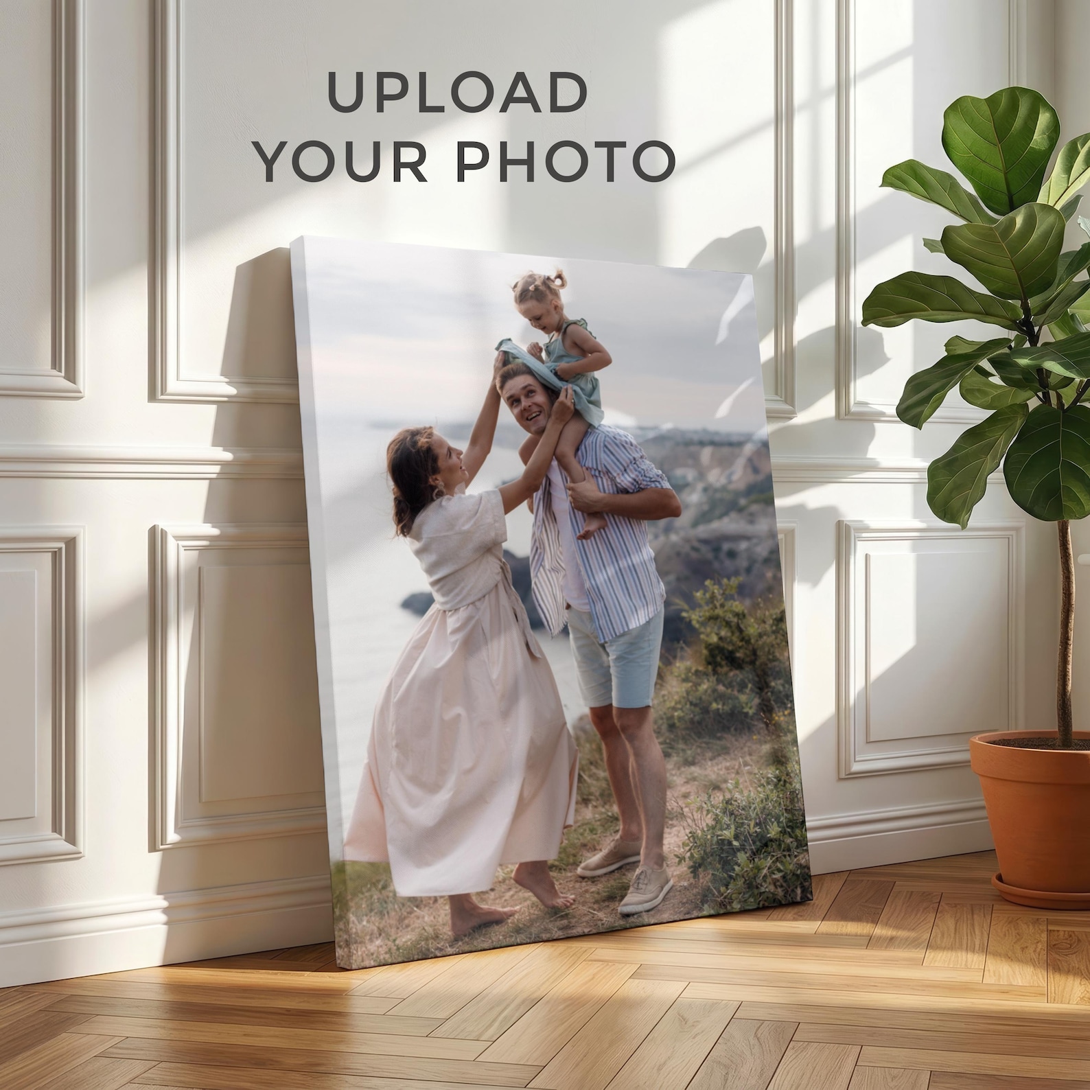 Halloween Party Supplies - Personalized Photo Canvas, Custom Family Wall