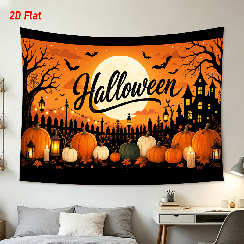 Autumn Halloween Pumpkin Castl - Pumpkin Lantern Halloween recension och pris