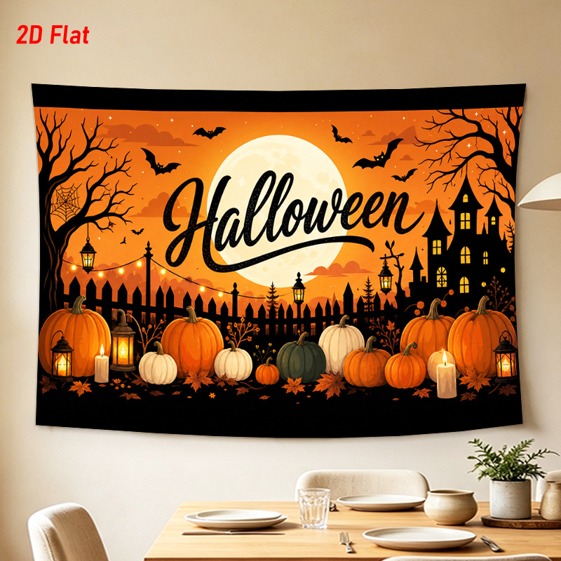 Autumn Halloween Pumpkin Castl - Pumpkin Lantern Halloween recension och pris