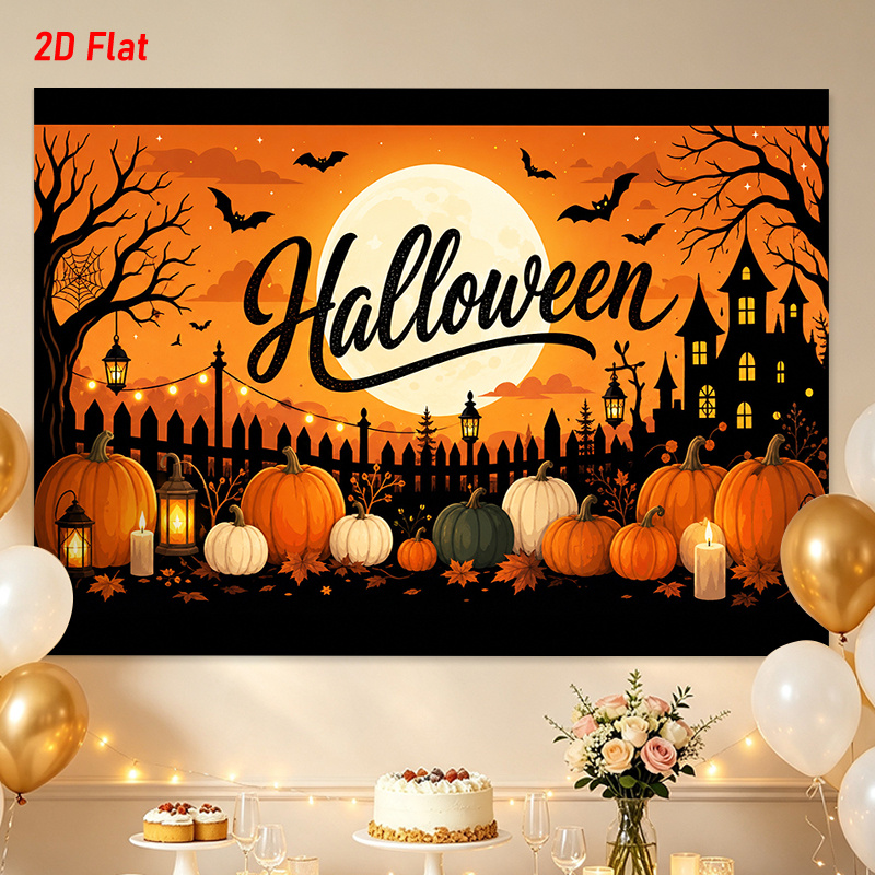 Autumn Halloween Pumpkin Castl - Pumpkin Lantern Halloween recension och pris