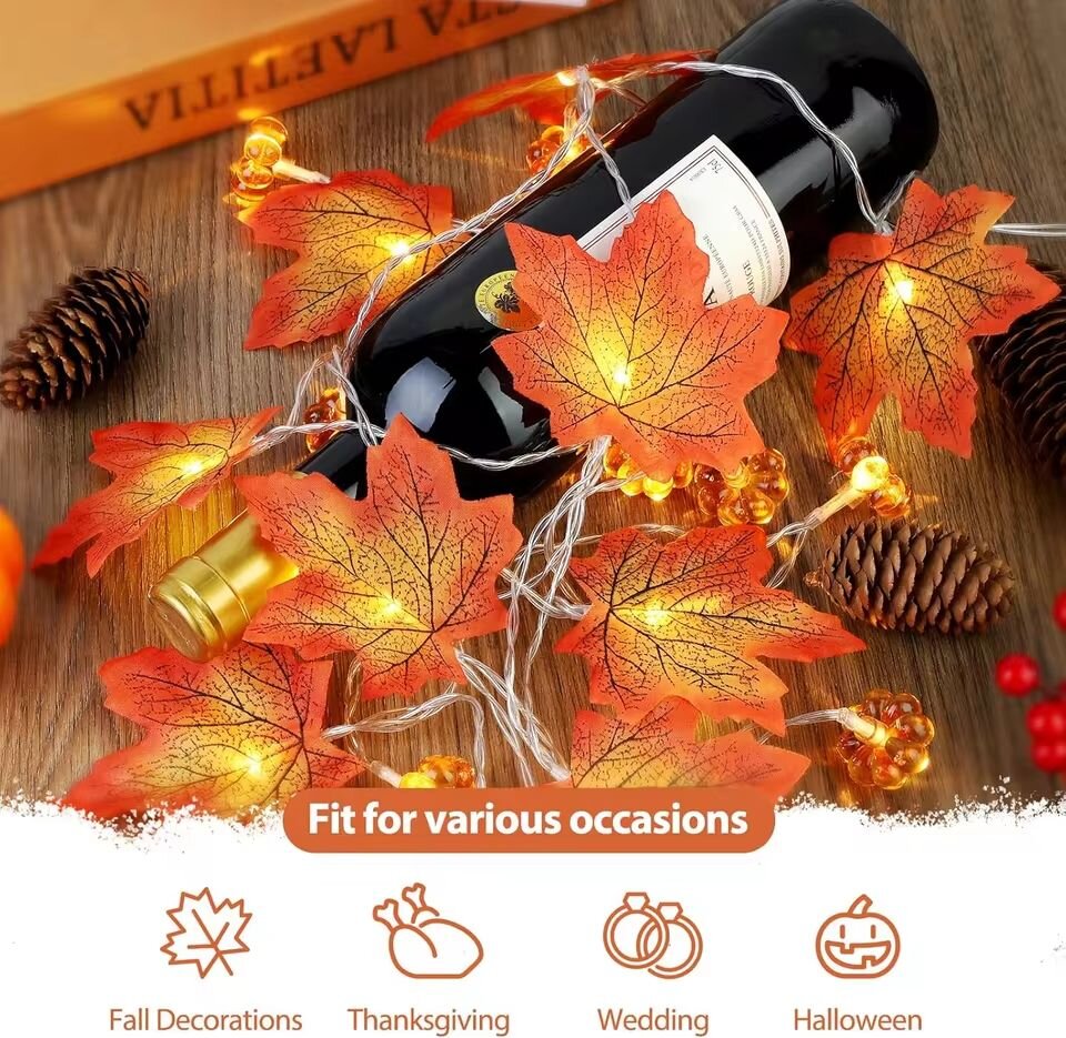59in/118in Halloween Pumpkin M - Halloween Led String Lights Orange recension och pris