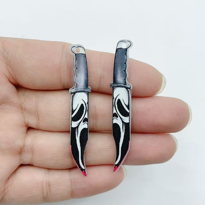 10 pieces of acrylic jewelry H - Halloween Party Supplies recension och pris