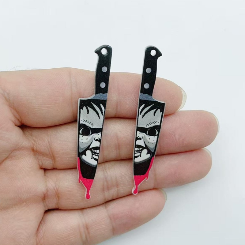 10 pieces of acrylic jewelry H - Halloween Party Supplies recension och pris