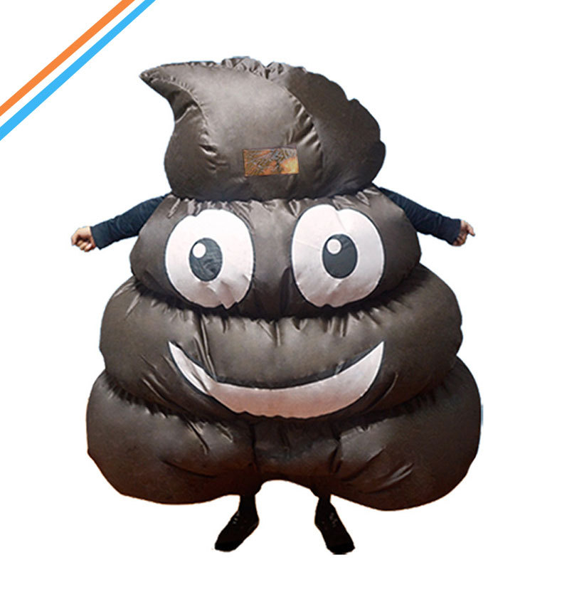 Adult Funny Inflatable Poo Cos - Halloween Costume Adult recension och pris