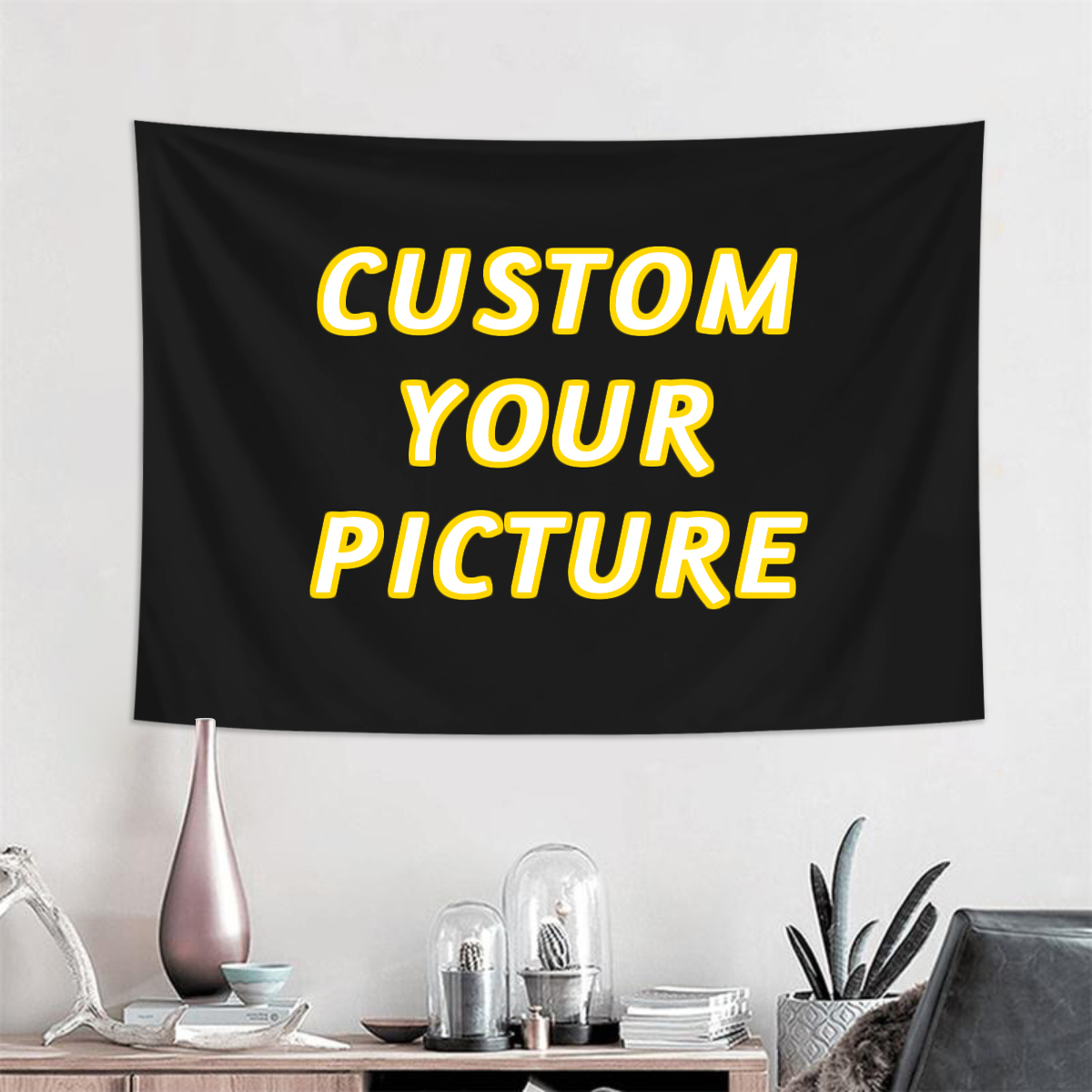 1pc Customized tapestries, cus - Halloween Party Supplies recension och pris