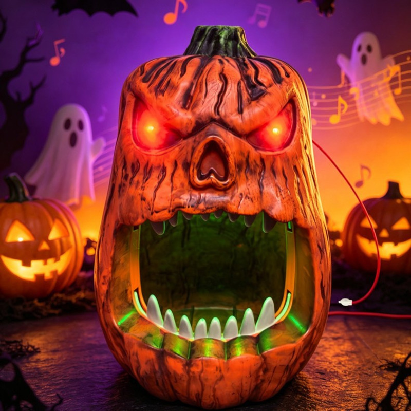 Halloween LED Lighted Pumpkin  - Halloween Pumpkin Decor Led recension och pris