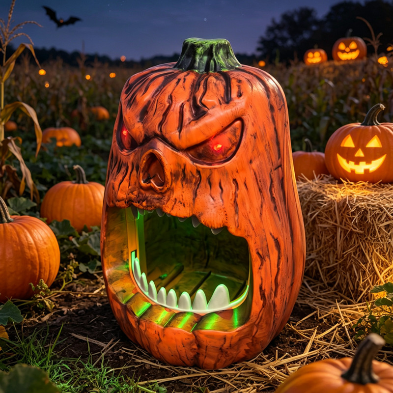 Halloween LED Lighted Pumpkin  - Halloween Pumpkin Decor Led recension och pris