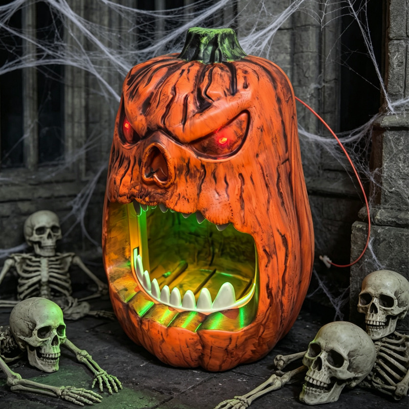 Halloween LED Lighted Pumpkin  - Halloween Pumpkin Decor Led recension och pris