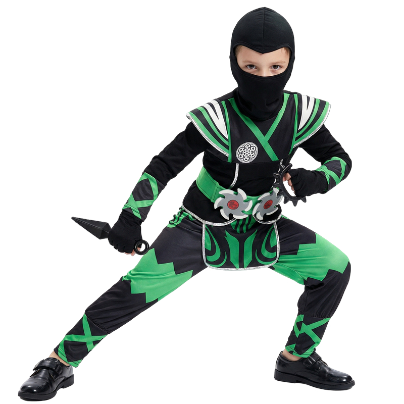 Japanese Ninja Costume Set for - Halloween Costume Kids recension och pris