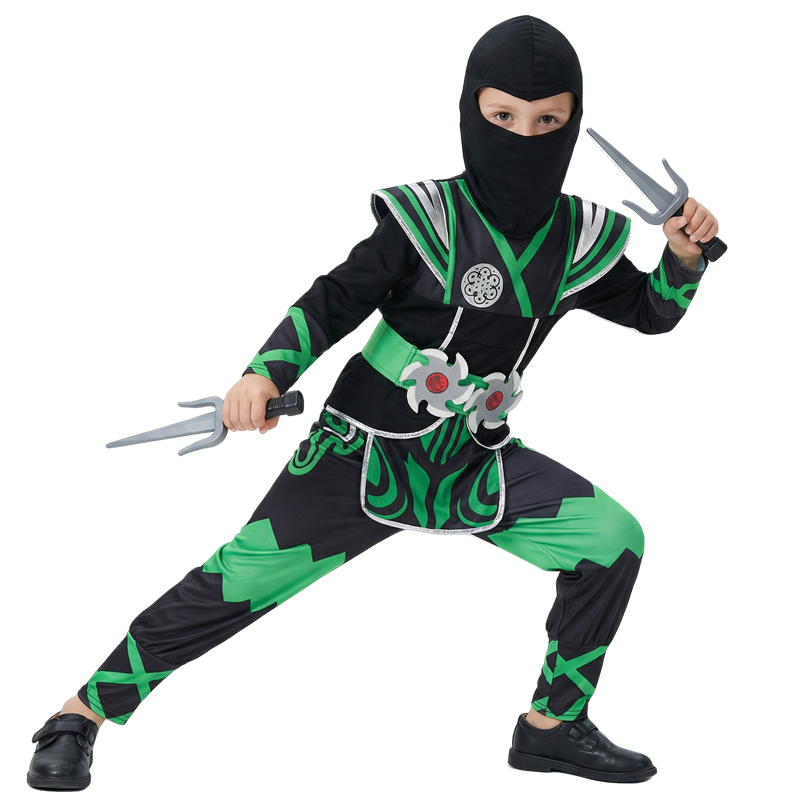 Japanese Ninja Costume Set for - Halloween Costume Kids recension och pris