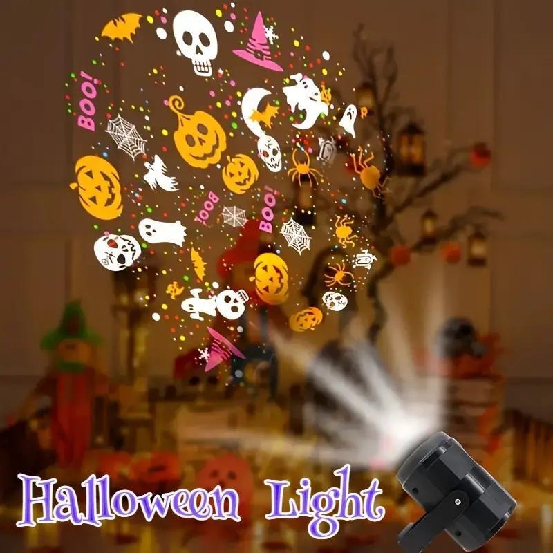Halloween LED Projector Light  - Halloween Pumpkin Decor Led recension och pris