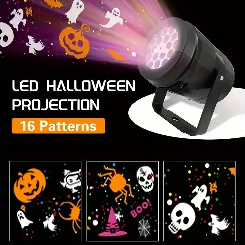 Halloween LED Projector Light  - Halloween Pumpkin Decor Led recension och pris