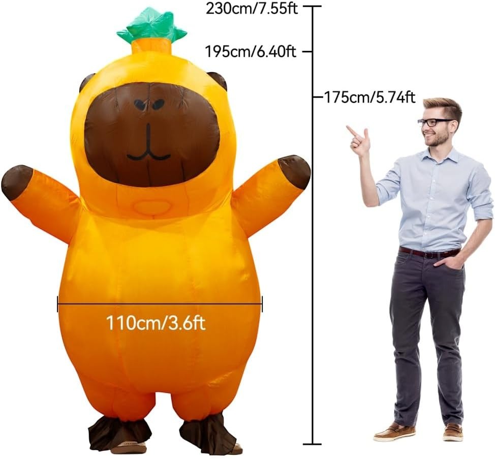 Capybara Inflatable Costume Ad - Halloween Costume Adult recension och pris