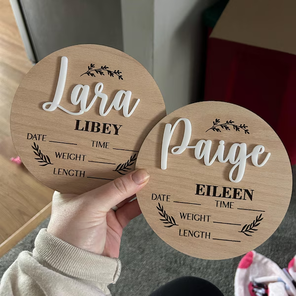 1Pc Custom Baby Announcement S - Halloween Party Supplies recension och pris