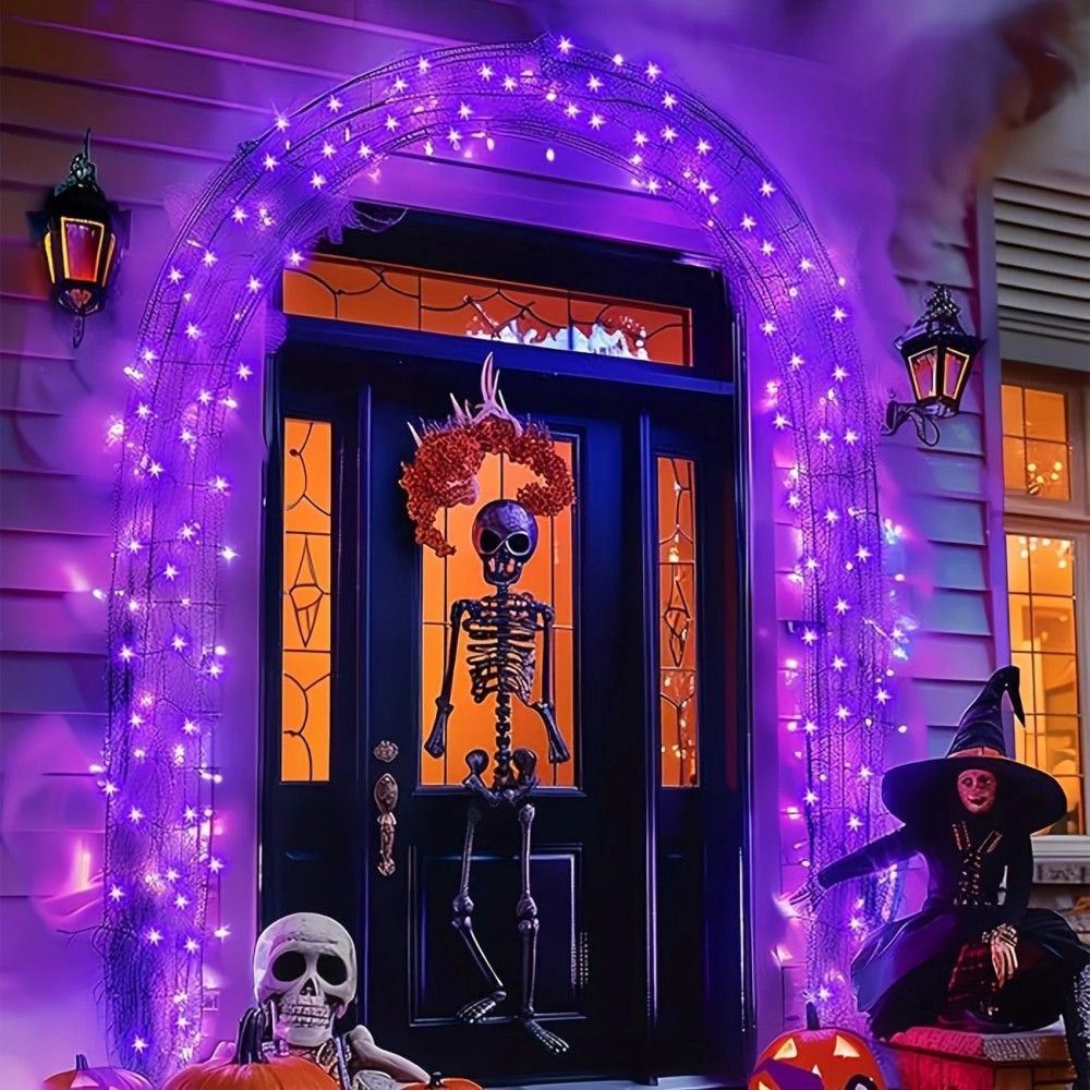 1/2PC12M100LED Halloween Decor - Halloween Led String Lights Orange recension och pris