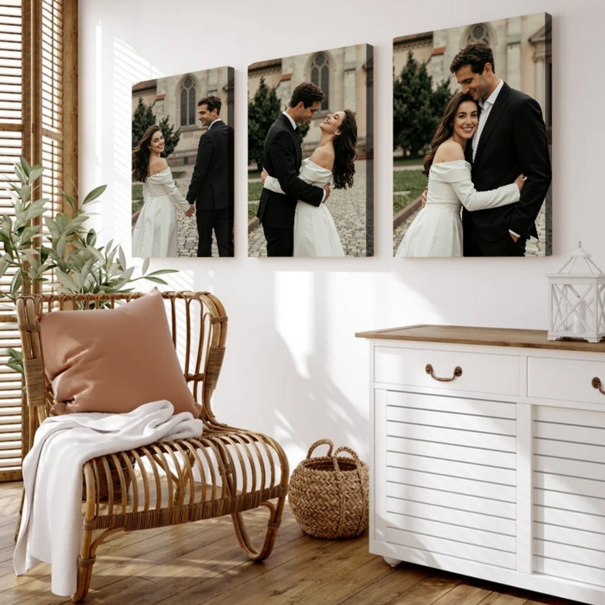 Set of 3 Custom Photo Canvas P - Halloween Party Supplies recension och pris