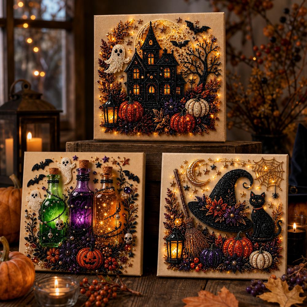Halloween Ghost & Pumpkin 3D P - Pumpkin Lantern Halloween recension och pris
