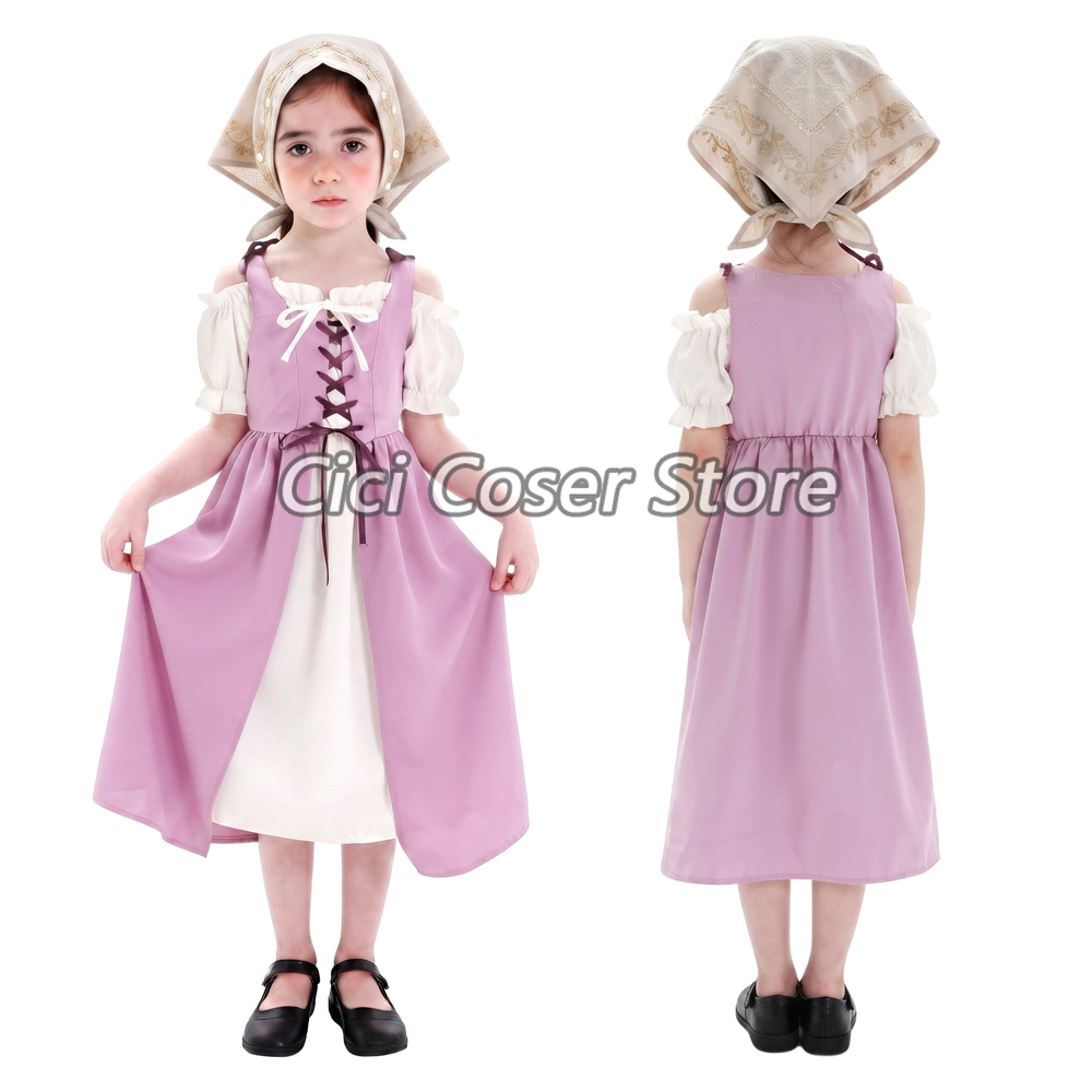 Kids Medieval Costume Girls Vi - Halloween Costume Kids recension och pris