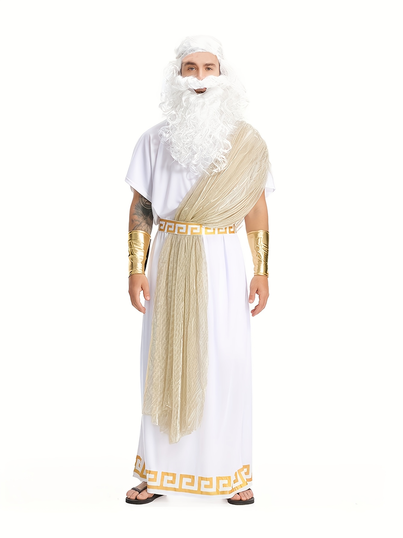 Men Zeus Greek God Costume Anc - Halloween Costume Adult recension och pris