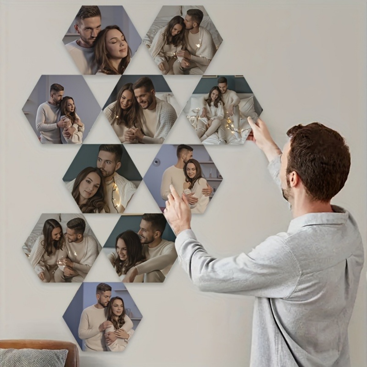 Custom Wall Decor — Modern Hex - Halloween Party Supplies recension och pris