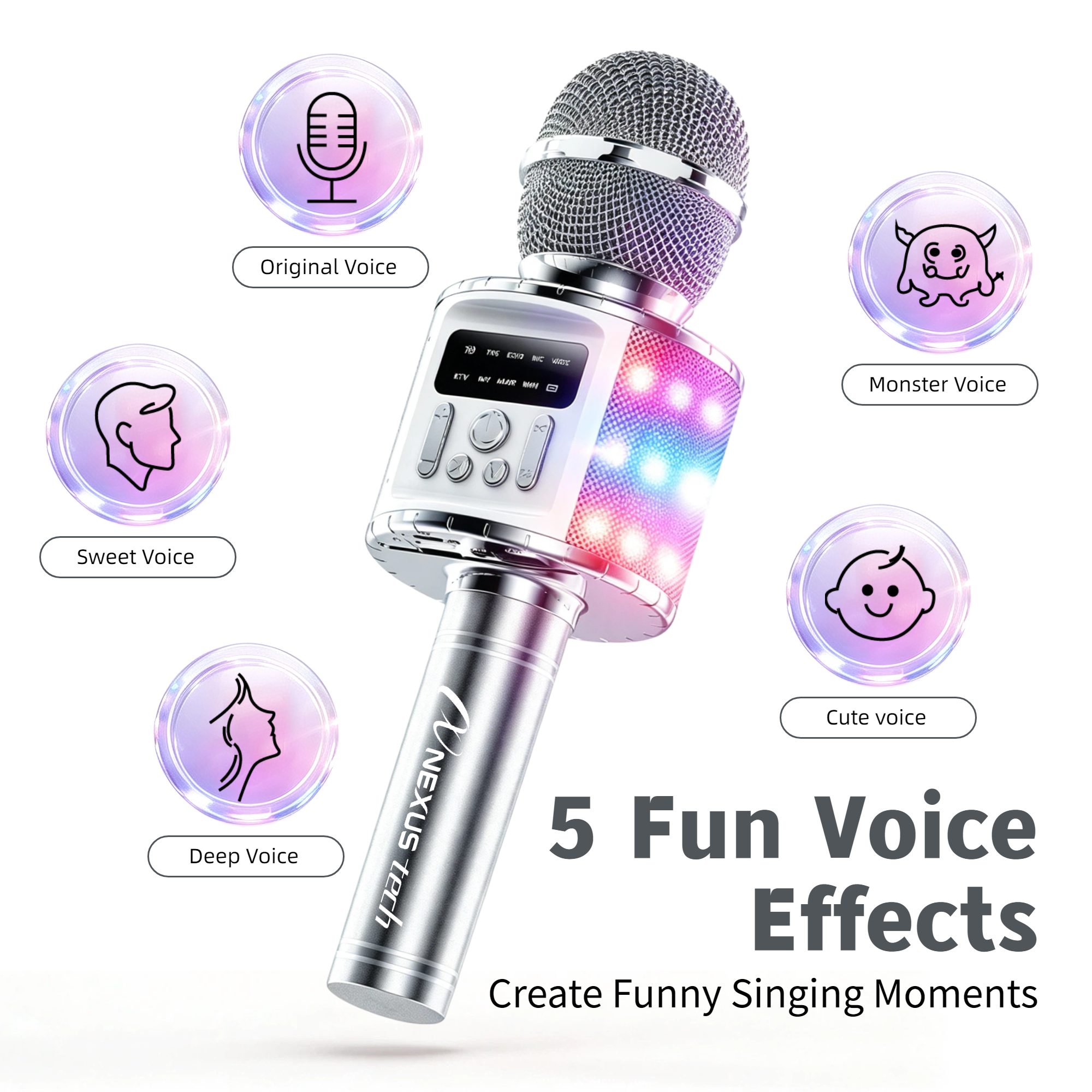 TWS Dual Wireless Karaoke Micr - Halloween Party Supplies recension och pris