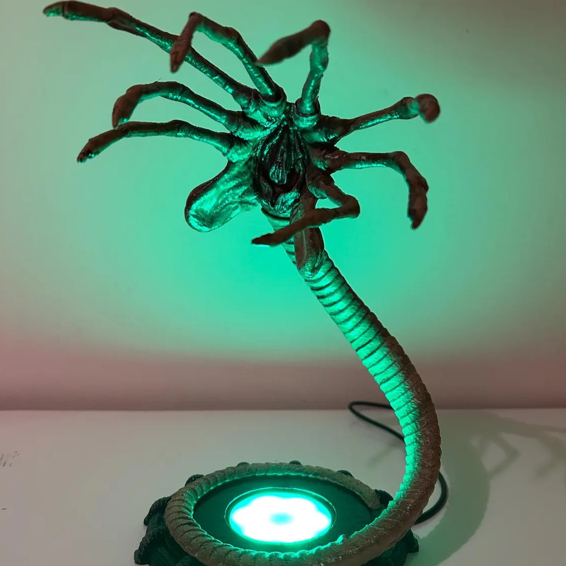 Alien Facehugger Lamp Nightlig - Halloween Pumpkin Decor Led recension och pris