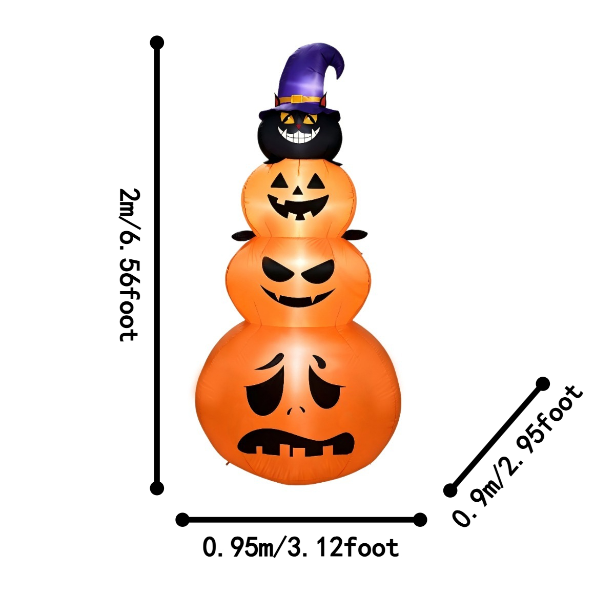 Outdoor Holiday Decorations Ha - Halloween Pumpkin Decor Led recension och pris