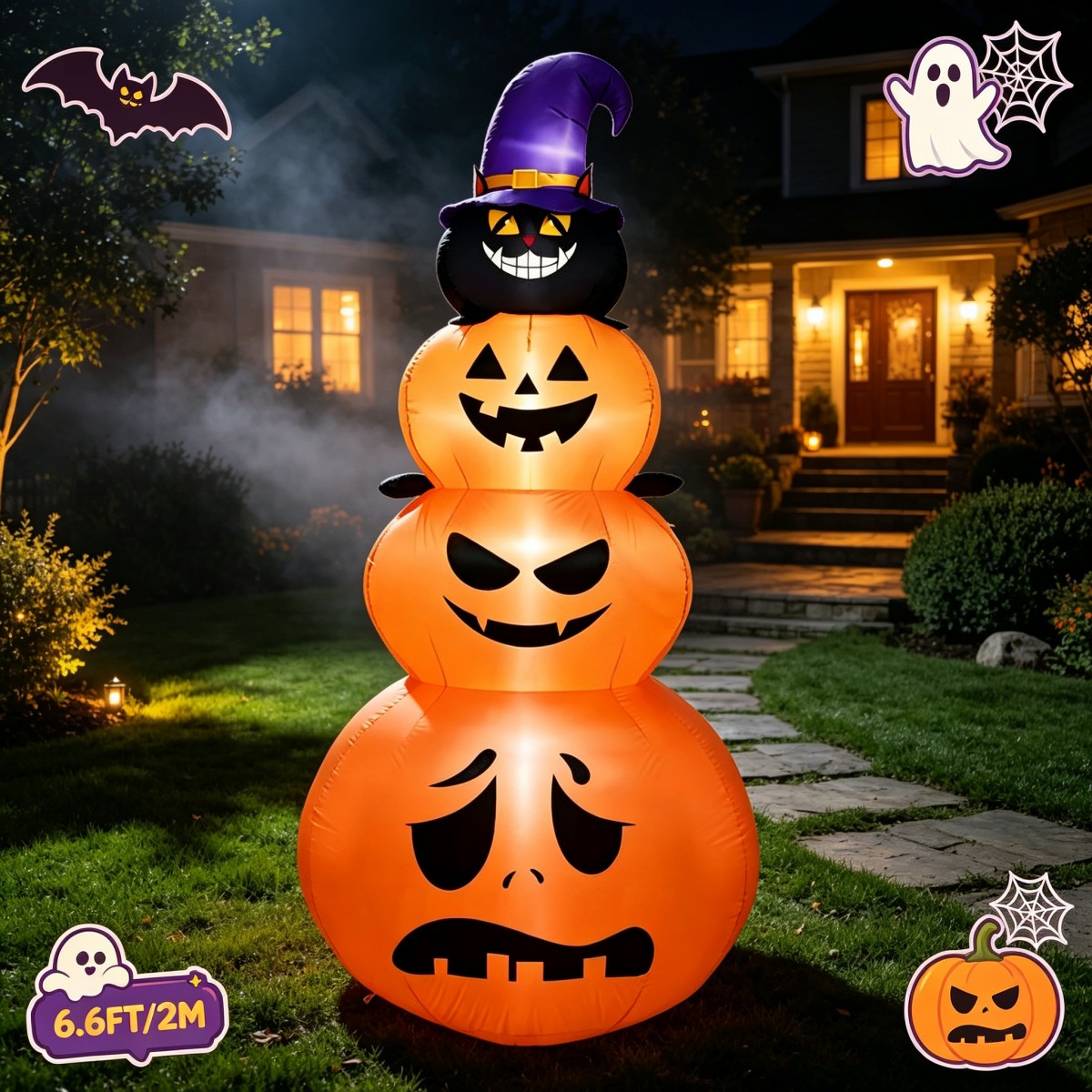 Outdoor Holiday Decorations Ha - Halloween Pumpkin Decor Led recension och pris