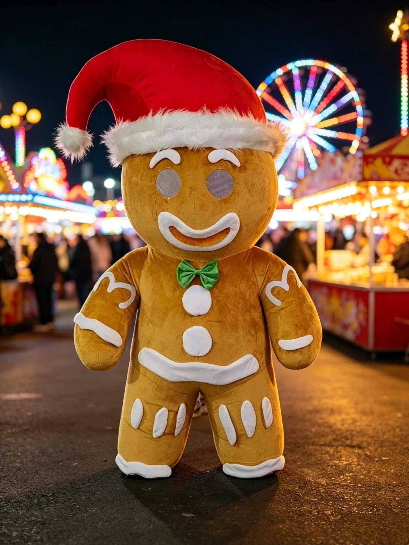 Inflatable Gingerbread Man Cos - Halloween Costume Adult recension och pris