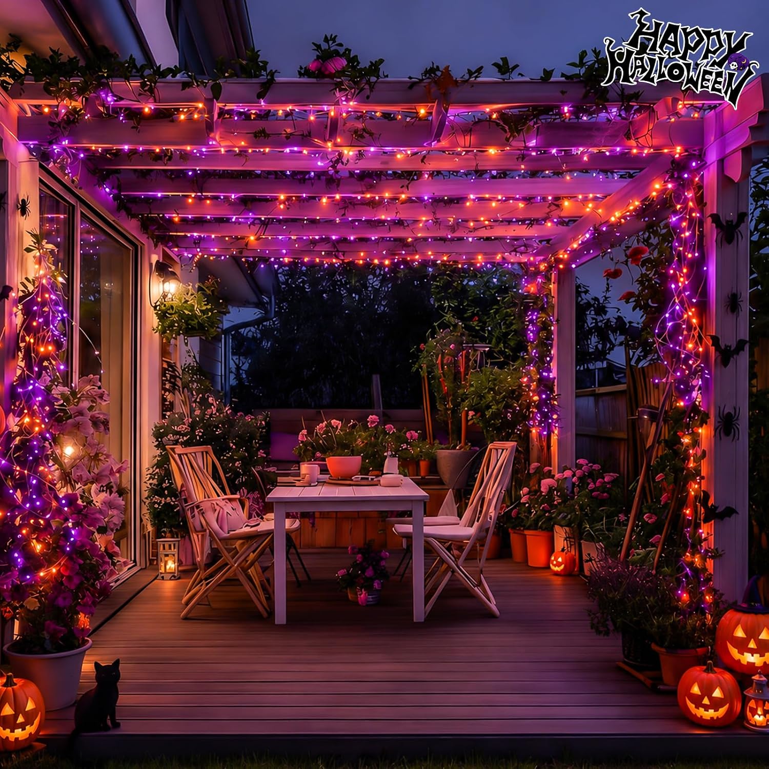Halloween Solar Copper Wire St - Halloween Led String Lights Orange recension och pris