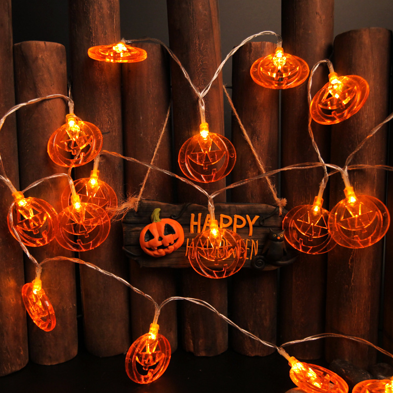 Halloween Hollow Cutout Pumpki - Halloween Led String Lights Orange recension och pris