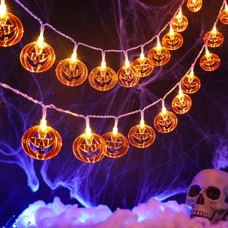 Halloween Hollow Cutout Pumpki - Halloween Led String Lights Orange recension och pris