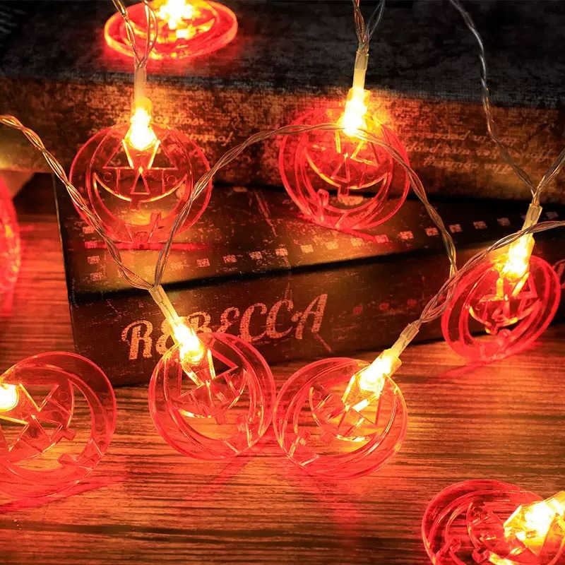 Halloween Hollow Cutout Pumpki - Halloween Led String Lights Orange recension och pris