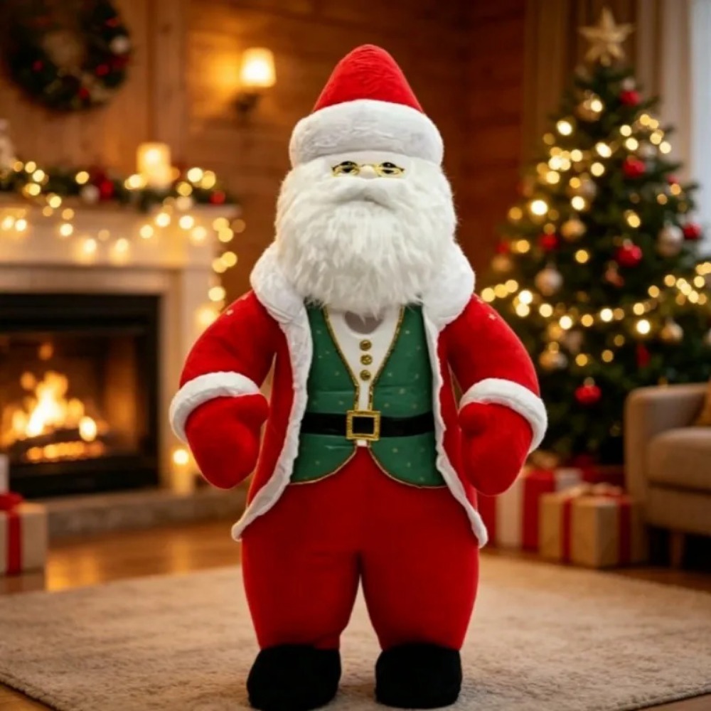 Inflatable Santa Claus Mascot  - Halloween Costume Adult recension och pris