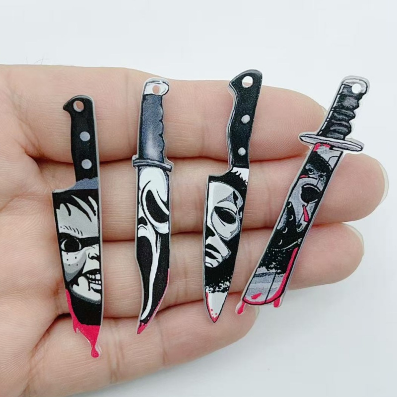 10 pieces of acrylic jewelry H - Halloween Party Supplies recension och pris