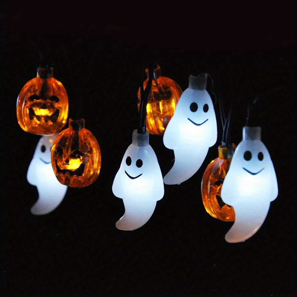 19.7FT 30pcs LED Battery Opera - Halloween Led String Lights Orange recension och pris