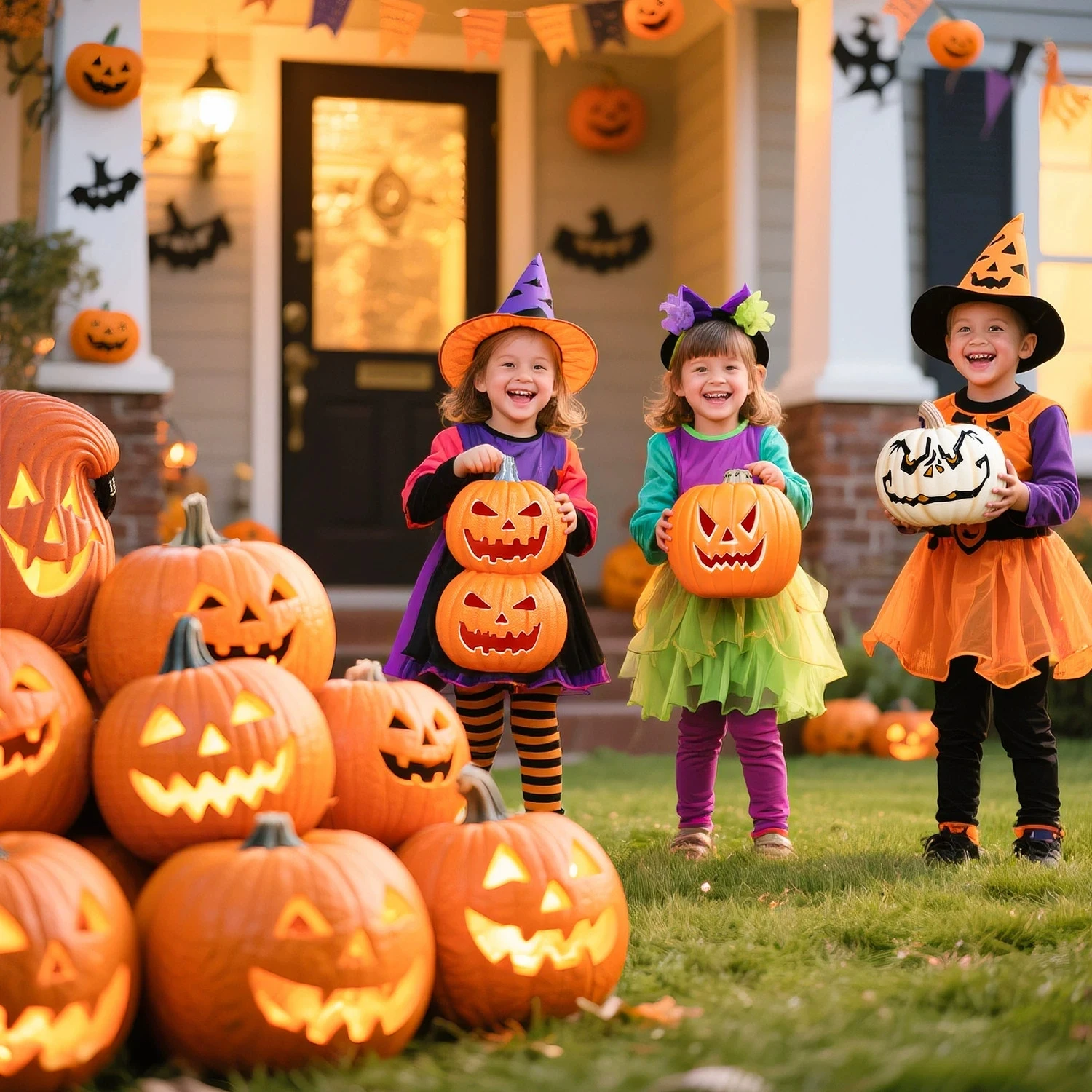 LED Triple Layer Glowing Pumpk - Halloween Pumpkin Decor Led recension och pris